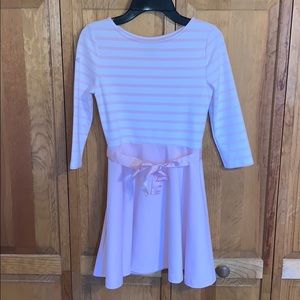 Two Tone Ponte Dress